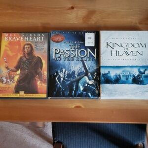 Braveheart, The Passion of the Christ, Kingdom of Heaven DVD Set